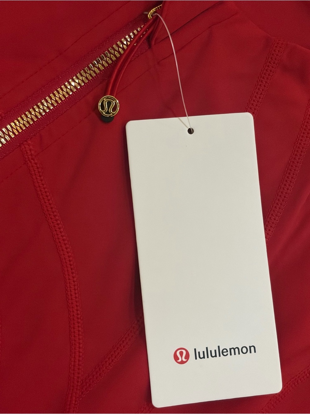 ❤️Red Lululemon Define Jacket Nulu Gold Zipper & Align Pant 25 setMULTIPLE SIZE - Picture 4 of 10